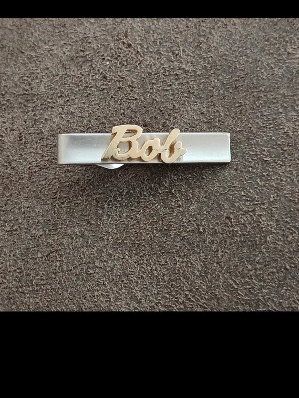 1950s/60s Rare Signed Swank Two Tone 3D Name 